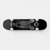 Zebra Head Black Persoonlijk Skateboard (Horizontaal)
