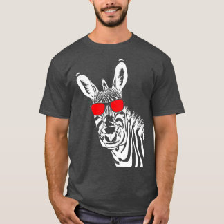 Zebra Head Dierenvriend Black White Stripes Wildli T-shirt