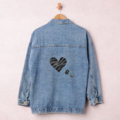 Zebra-heart Denim Jacket (Hangar)