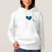 Zebra-heart Hoodie (Voorkant)