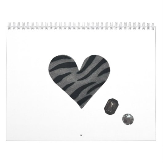 Zebra-heart Kalender (Hoes)