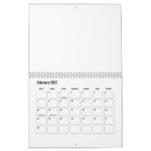 Zebra-heart Kalender (Feb 2027)