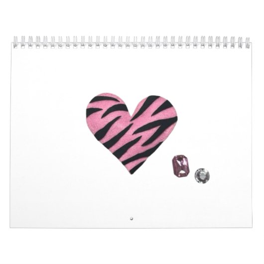 Zebra-heart Kalender (Hoes)