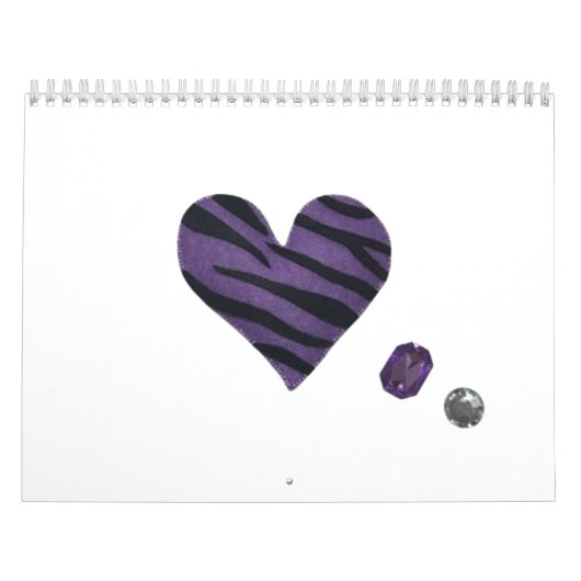 Zebra-heart Kalender (Hoes)