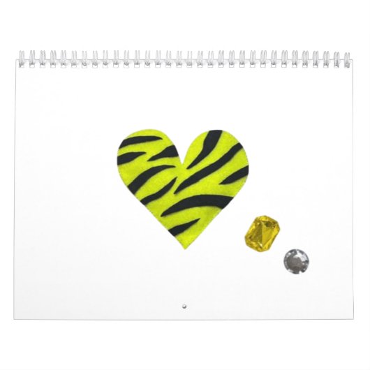 Zebra-heart Kalender (Hoes)