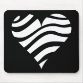 Zebra Heart Muismat (Voorkant)