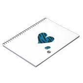 Zebra-heart Notitieboek (Linkerzijde)