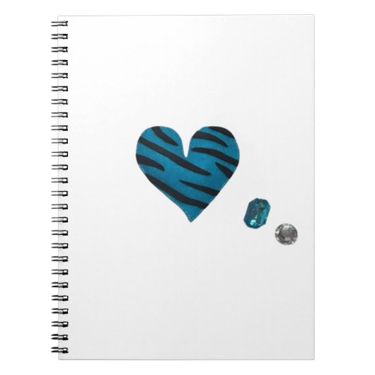 Zebra-heart Notitieboek (Voorkant)