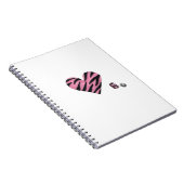 Zebra-heart Notitieboek (Rechterzijde)