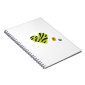Zebra-heart Notitieboek (Rechterzijde)