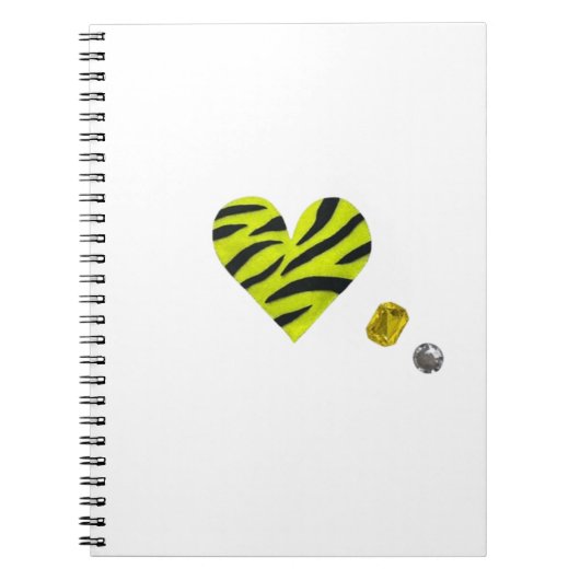Zebra-heart Notitieboek (Voorkant)
