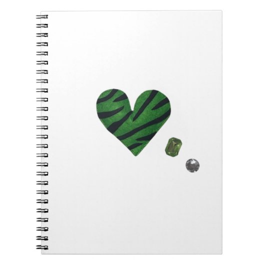 Zebra-heart Notitieboek (Voorkant)