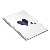 Zebra-heart Notitieboek (Rechterzijde)