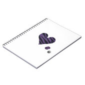Zebra-heart Notitieboek (Linkerzijde)
