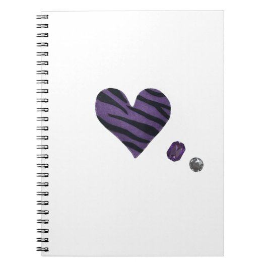 Zebra-heart Notitieboek (Voorkant)