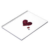 Zebra-heart Notitieboek (Linkerzijde)