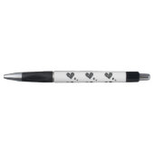 Zebra-heart Pen (Voorkant)