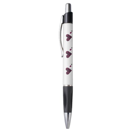 Zebra-heart Pen (Top (Verticaal))