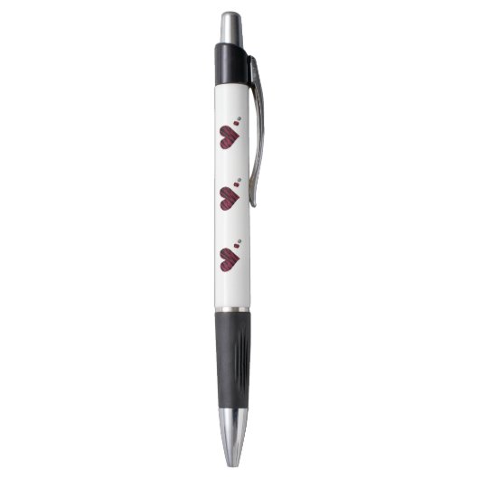 Zebra-heart Pen (Achterkant (Verticaal))