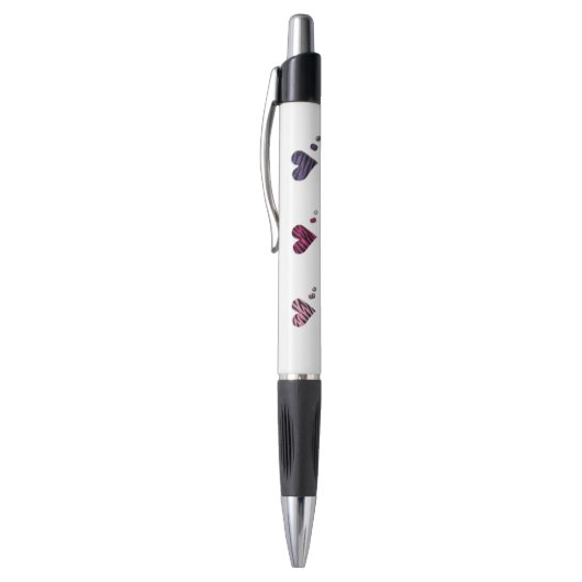 Zebra-heart Pen (Top (Verticaal))
