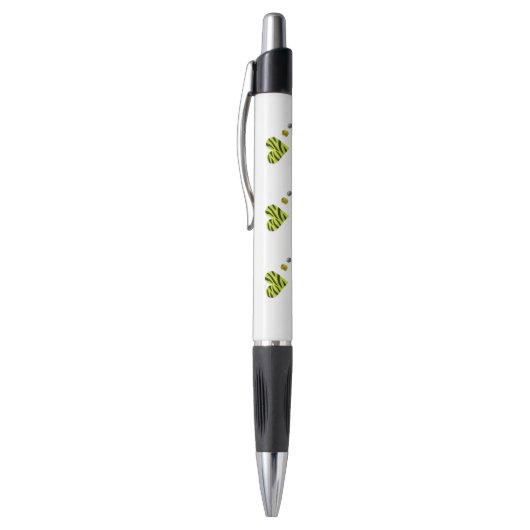 Zebra-heart Pen (Top (Verticaal))