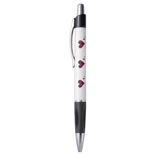 Zebra-heart Pen (Top (Verticaal))