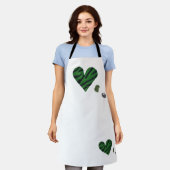 Zebra-heart Schort (Gedragen)