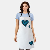Zebra-heart Schort (Gedragen)