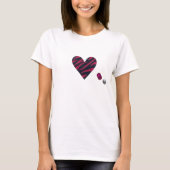 Zebra-heart T-shirt (Voorkant)