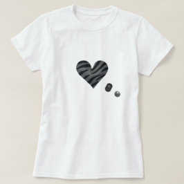 Zebra-heart T-shirt