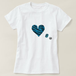 Zebra-heart T-shirt