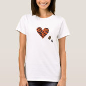 Zebra-heart T-shirt (Voorkant)