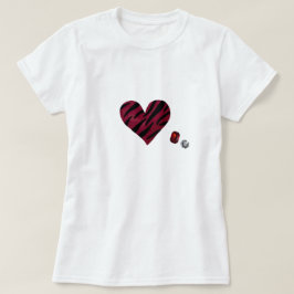 Zebra-heart T-shirt
