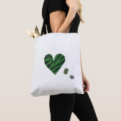 Zebra-heart Tote Bag (Dichtbij)