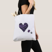 Zebra-heart Tote Bag (Dichtbij)