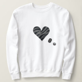Zebra-heart Trui