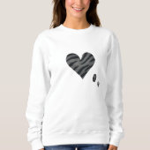 Zebra-heart Trui (Voorkant)