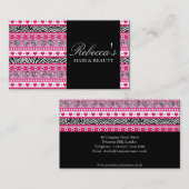 Zebra Hearts Design Visitekaartje (Voorkant / Achterkant)