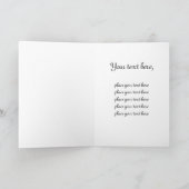 Zebra hearts Design Wenskaart Kaart (Binnen)