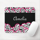Zebra Hearts Mousepad Muismat (Met muis)