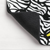 Zebra Hearts Mousepad Muismat (Hoek)