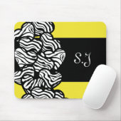 Zebra Hearts Mousepad Muismat (Met muis)
