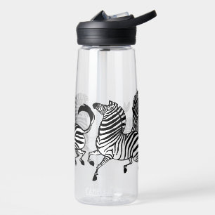 Zebra helder waterflesje waterfles