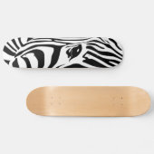 Zebra hoofd persoonlijk skateboard (Horizontaal)