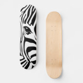 Zebra hoofd persoonlijk skateboard (Voorkant)
