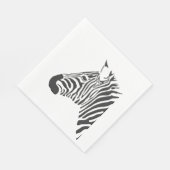 ZEBRA HOOFD SERVET (Hoek)