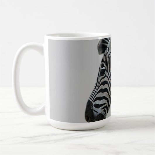 Zebra hoofden koffiemok (Links)