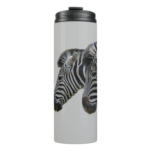 Zebra hoofden thermosbeker (Voorkant)