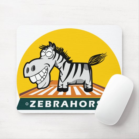 Zebra Hores Muismat (Met muis)
