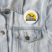 Zebra Horse Ronde Button 5,7 Cm (In situ)
